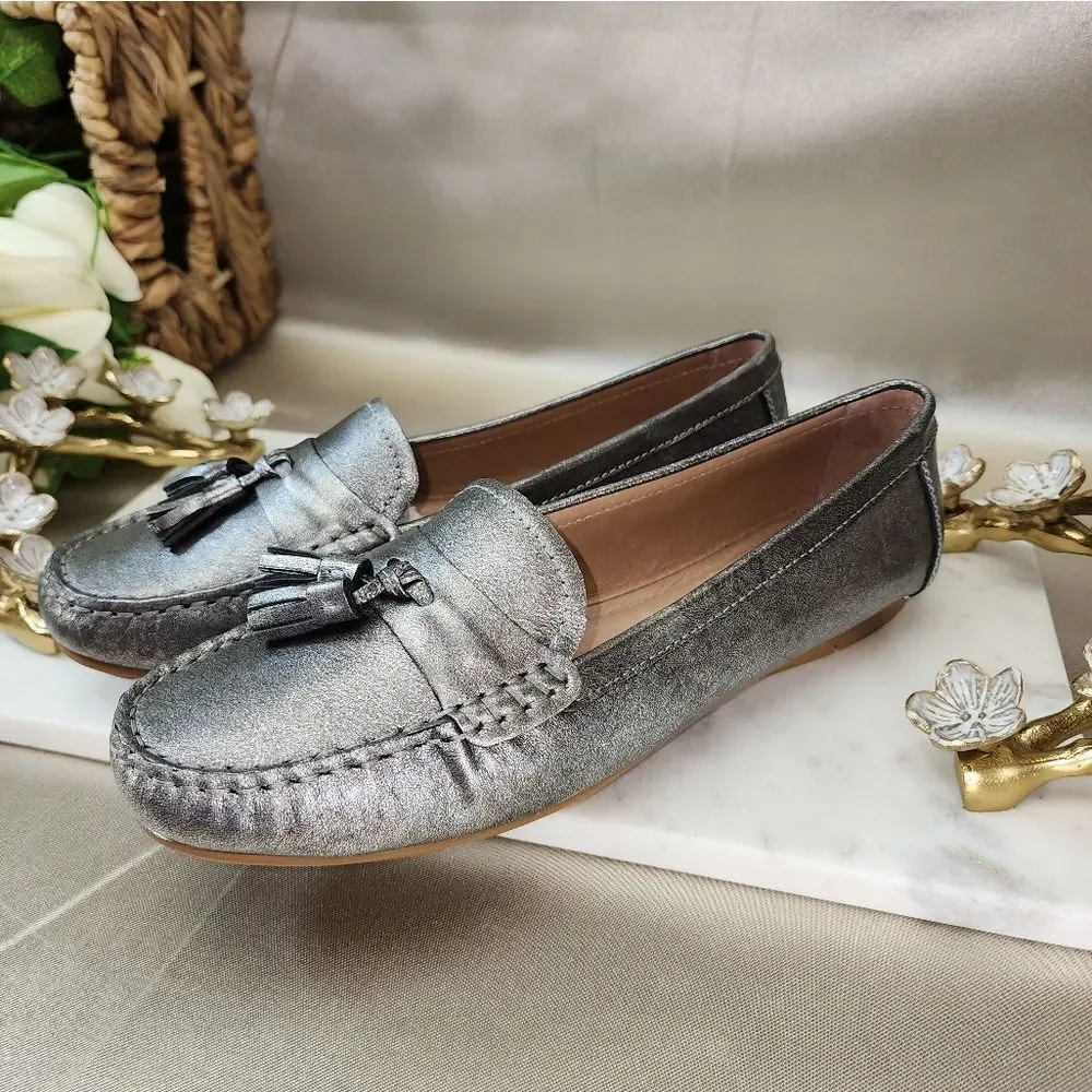 JOSEF SEIBEL Elina Leather Tassel Loafers Stunning Colorway